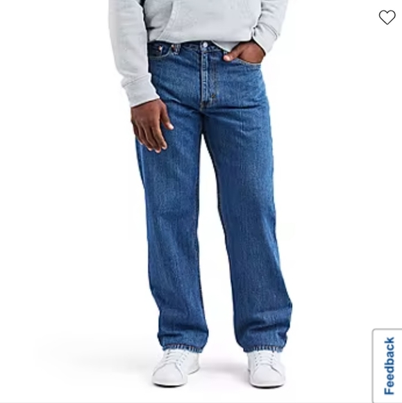NEW Levi's Big and Tall Mens 550 Tapered Leg Relaxed Fit Jean - Picture 2 of 5